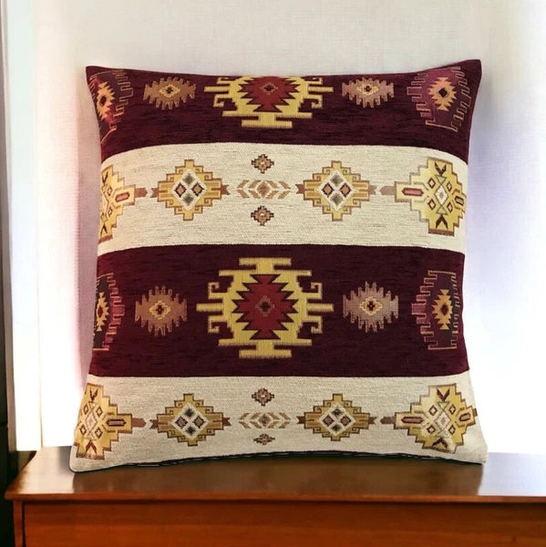 4 Turkish Kilim Pillow Cushion Cover Case 17x17" NEW