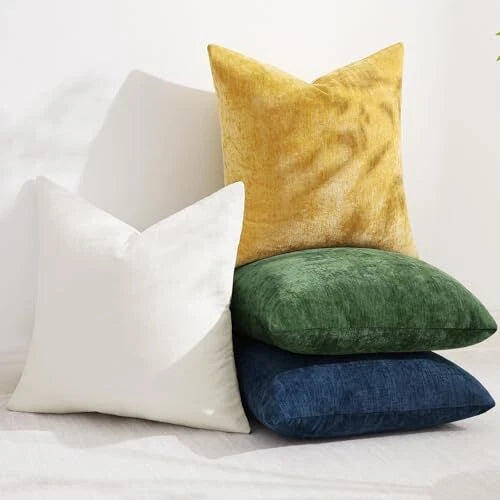 Couch Throw Pillow Covers 12x20 Set of 2, 12 x 20-Inch (Pack of 2) Moss Green