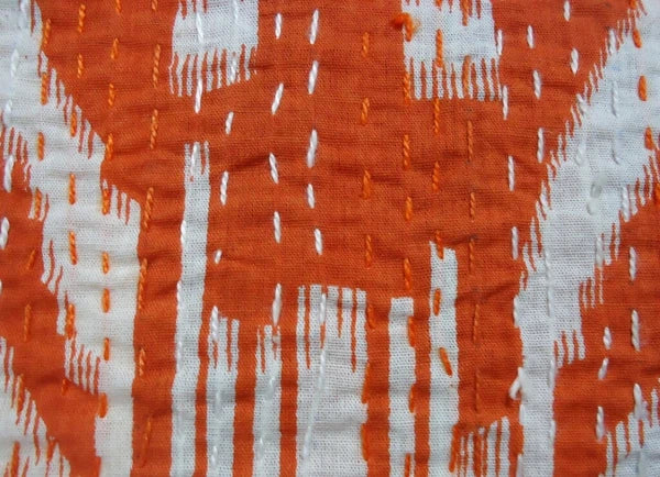 Ethnic Cushion Cover Indian Handmade Ikat 16 x 16 in Hippie Sofa Car Pillow Case