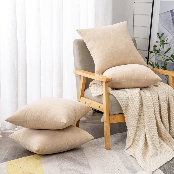 GAWAMAY Decorative Square Throw Pillow Covers 18"x18" Inch Set of 4, Super So...