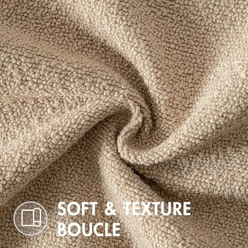 18x18 Inch Decorative Pillow Covers for Couch Bed 18" x 18" (Pack of 2) Khaki