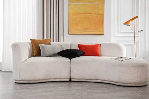 Decorative Pillow Cases 12x20 Light-Grey: 2 20" x 12" (Pack of 2) Light Grey